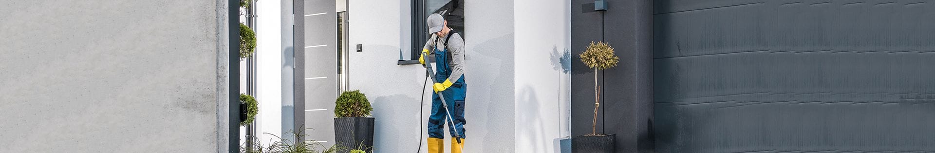 Professional house washing