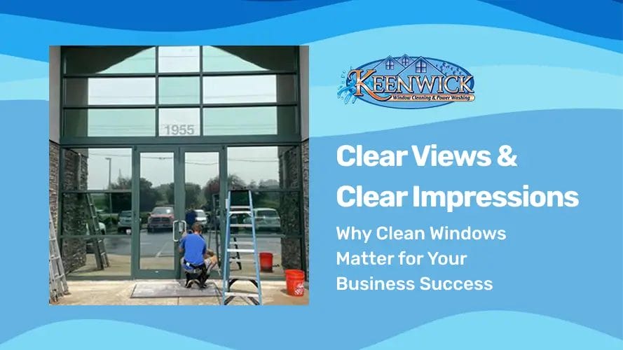 Keenwick delivers streak-free shine through professional commercial window cleaning.