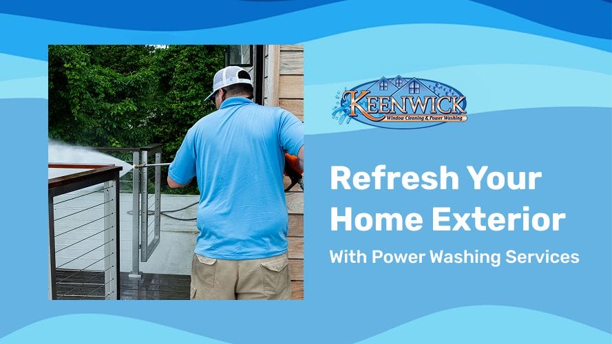  Keenwick delivers lasting shine with safe and effective power washing services.