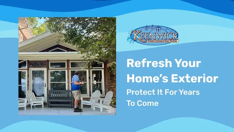 Restore your home’s natural beauty with Keenwick’s reliable house washing services.
