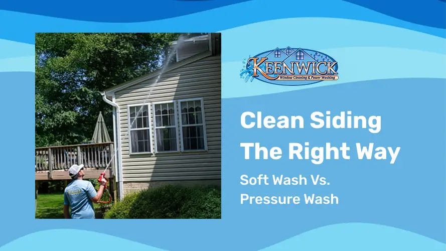 Refresh your exterior safely and beautifully with Keenwick’s soft wash method.