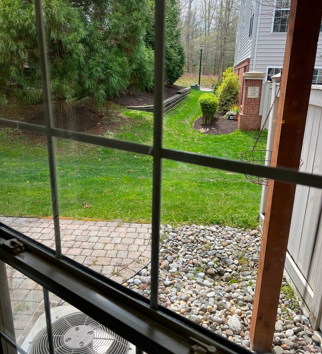 After cleaning showing bright, restored exterior