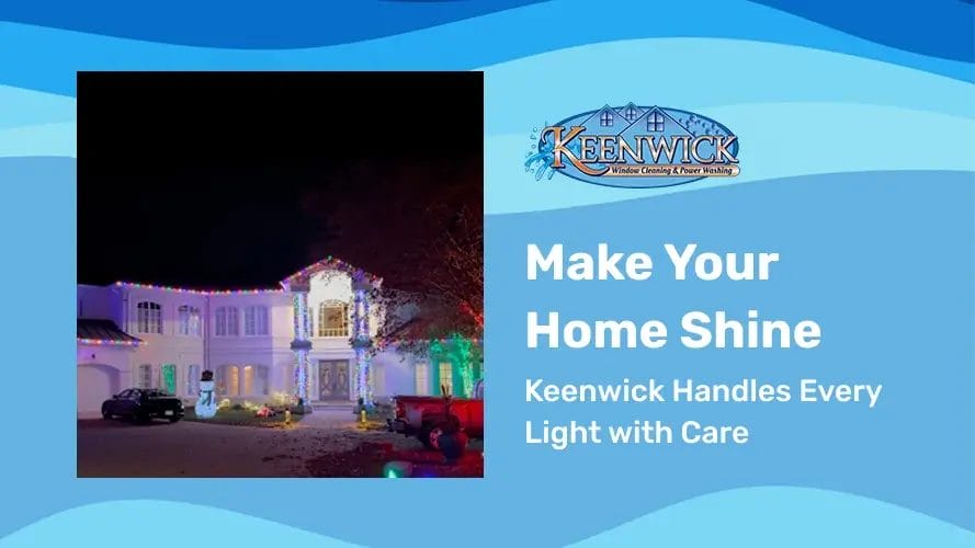 Upgrade your holiday look with expert Christmas lights installation by Keenwick.