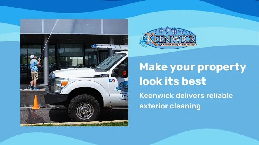 Renew your exterior with Keenwick’s high-quality power washing.